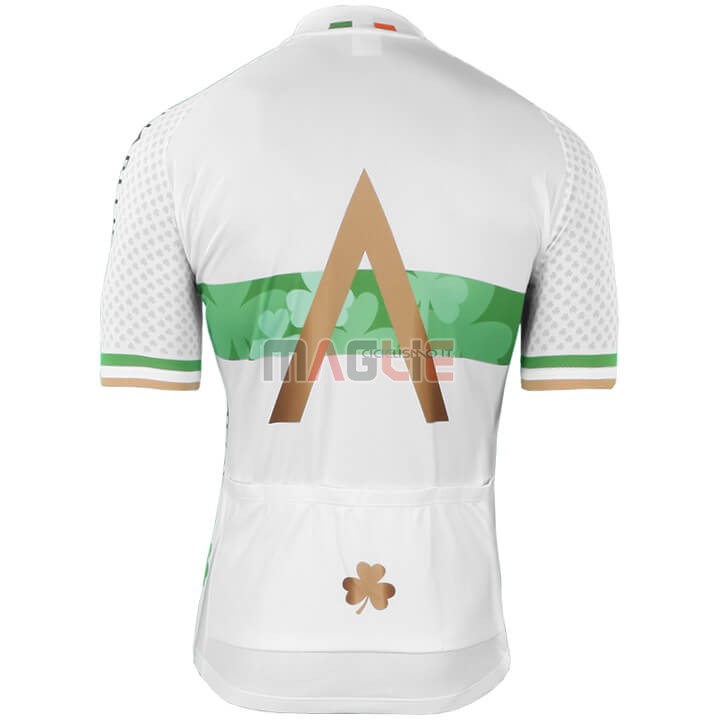 Maglia Aqua Blue Sport Campione Irlanda Manica Corta 2018